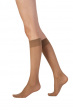 Legworks 15 Denier Legworks Medium Support Knee Highs 2 Pair Pack - Nude