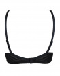 Delicate Lace Non Padded Underwired Bra - Black