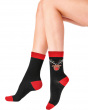 Reindeer Socks - Black Mix