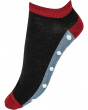 Spot Sole Bamboo Liners 2 Pair Pack - Black mix