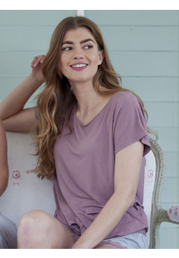 Casual Comfort T-Shirt - Sugar Plum