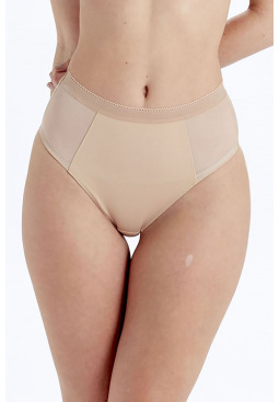 Naturals High Waisted Brief - Creme Brulee