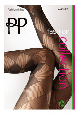 Black Diamond Pattern Tights 1 Pack