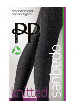 Small Diamond Tights - Charcoal