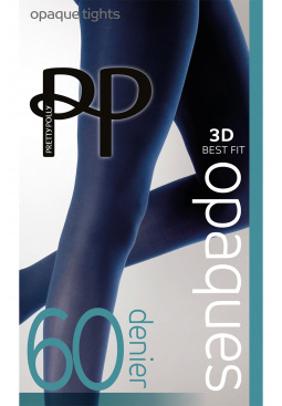 Premium Opaques 60 Denier 3D Tights - Navy