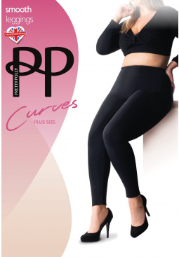 Curves Smooth Leggings - Black