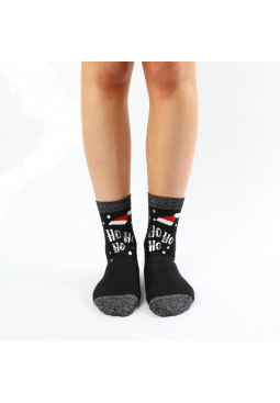 Ho Ho Ho Socks - Black Mix