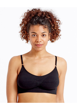 Sustainable Comfort Bra Black, Eco-Wear Bras