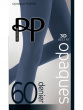 60D Coloured Opaque Tights 1 Pair Pack - Slate Blue