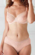 Botanical Lace Underwired Balconette - Blush