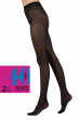 40 Denier Opaque Tights 2 Pair Pack - Black