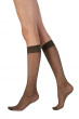Legworks 15 Denier Comfort Top Knee Highs 3 Pair Pack - Barely Black