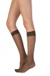 Legworks 15 Denier Comfort Top Knee Highs 3 Pair Pack - Barely Black
