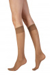Legworks 15 Denier Comfort Top Knee Highs 3 Pair Pack - Nude