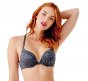 Graphic Mesh Moulded T-Shirt Bra - Platinum
