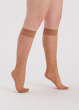 Curves 15 Denier Comfort Top Knee Highs 2 Pair Pack - Nude