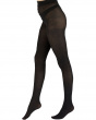Knitted Opaques Small Diamond Tights - Charcoal