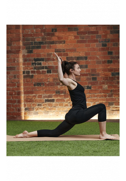 Active-Wear Capri Leggings - Black