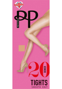Everyday 20 Denier Smooth Knit Tights - Sun Magic