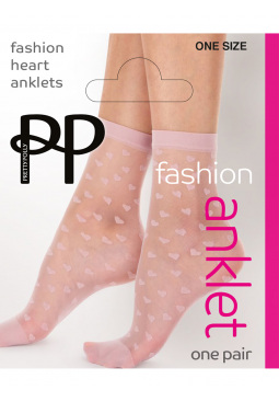 Heart Fashion Anklet - Lilac