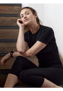 Active-Wear Short Sleeve T-Shirt - Black