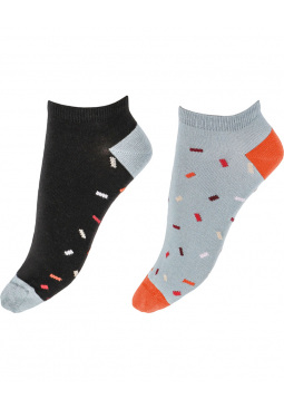 Sprinkle Bamboo Liners 2 Pair Pack - Navy Mix