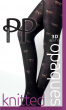 Knitted Opaques Bow Pattern Tights - Black from Pretty Polly